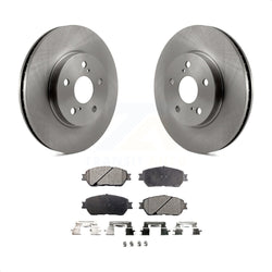 Front Disc Brake Rotors And Semi-Metallic Pads Kit For Toyota Sienna Camry Avalon Solara Lexus ES300 K8F-100361