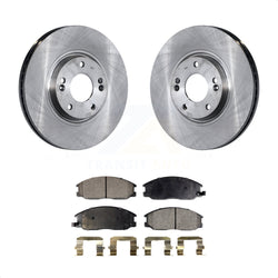 Front Disc Brake Rotors And Semi-Metallic Pads Kit For Kia Amanti Hyundai XG350 K8F-100405