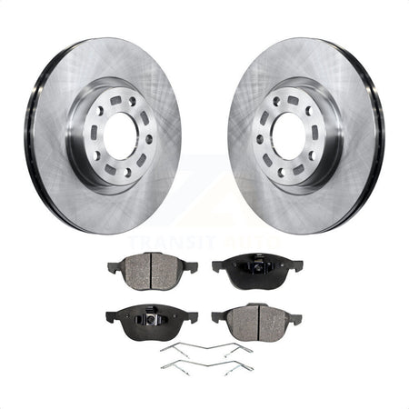 Front Disc Brake Rotors And Semi-Metallic Pads Kit For Mazda 3 5 Sport K8F-100407 by Transit Auto