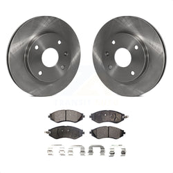 Front Disc Brake Rotors And Semi-Metallic Pads Kit For Suzuki Forenza Reno Chevrolet Optra K8F-100422