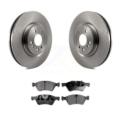 Front Disc Brake Rotors And Semi-Metallic Pads Kit For Mercedes-Benz ML350 R350 ML500 ML320 R500 R320 ML450 K8F-100444