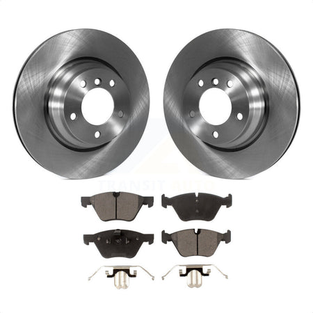 Front Disc Brake Rotors And Semi-Metallic Pads Kit For BMW 330i 330xi X1 K8F-100473 by Transit Auto