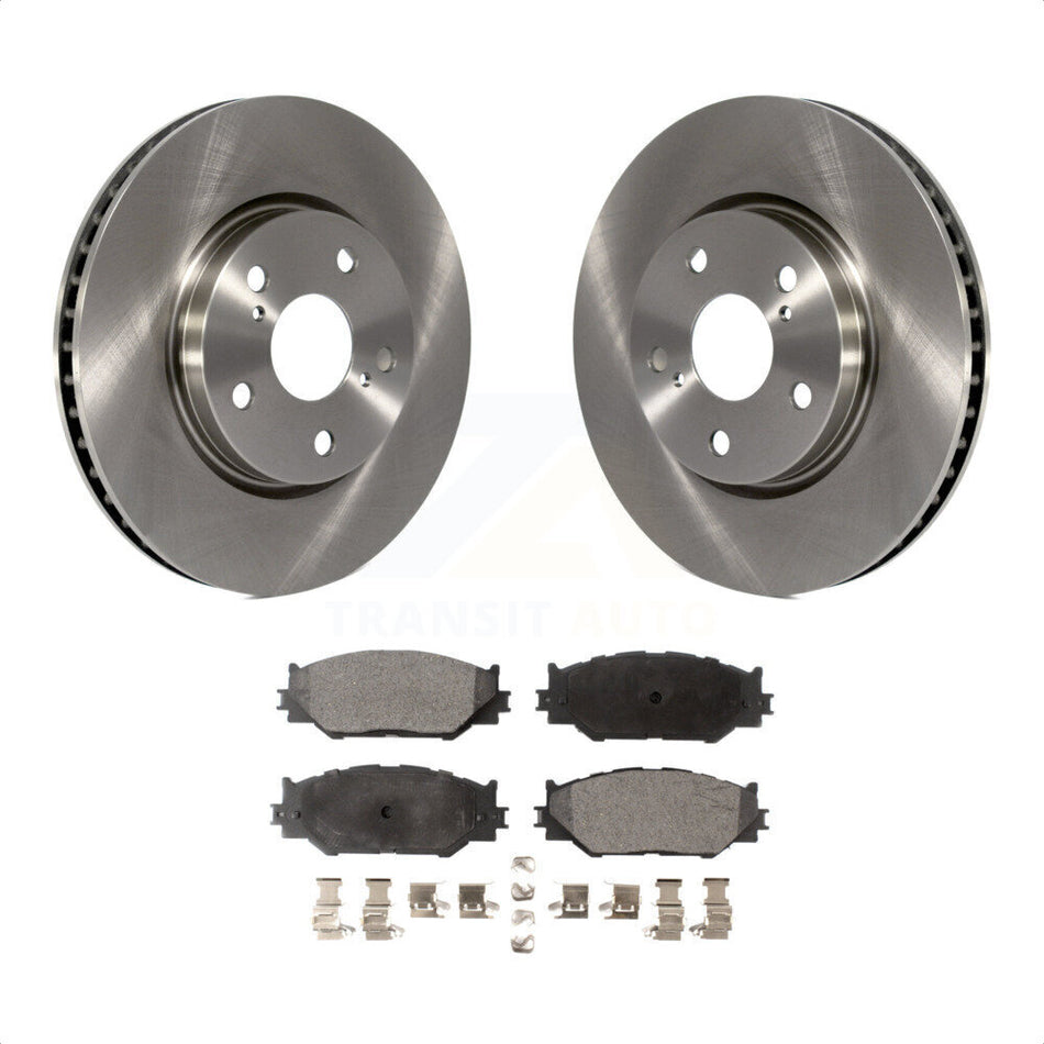 Front Disc Brake Rotors And Semi-Metallic Pads Kit For Lexus IS250 K8F-100475 by Transit Auto