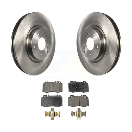 Front Disc Brake Rotors And Semi-Metallic Pads Kit For Mercedes-Benz C230 C320 SLK350 K8F-100483 by Transit Auto