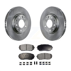 Front Disc Brake Rotors And Semi-Metallic Pads Kit For Ford Edge Mazda CX-7 Lincoln MKX K8F-100485