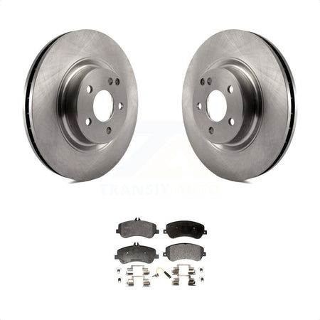 Front Disc Brake Rotors And Semi-Metallic Pads Kit For Mercedes-Benz GLK350 GLK250 K8F-100491 by Transit Auto