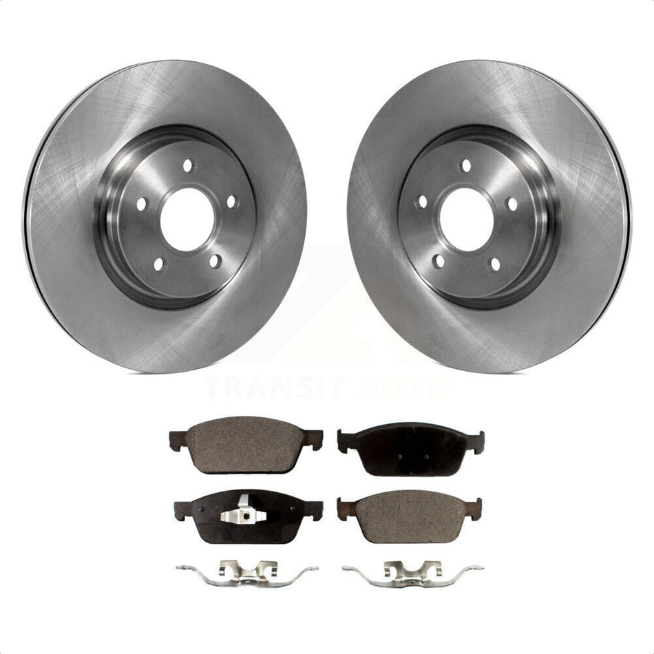 Front Disc Brake Rotors And Semi-Metallic Pads Kit For Ford Focus ST K8F-100495 by Transit Auto