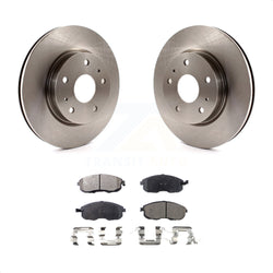Front Disc Brake Rotors And Semi-Metallic Pads Kit For Suzuki SX4 Crossover K8F-100512