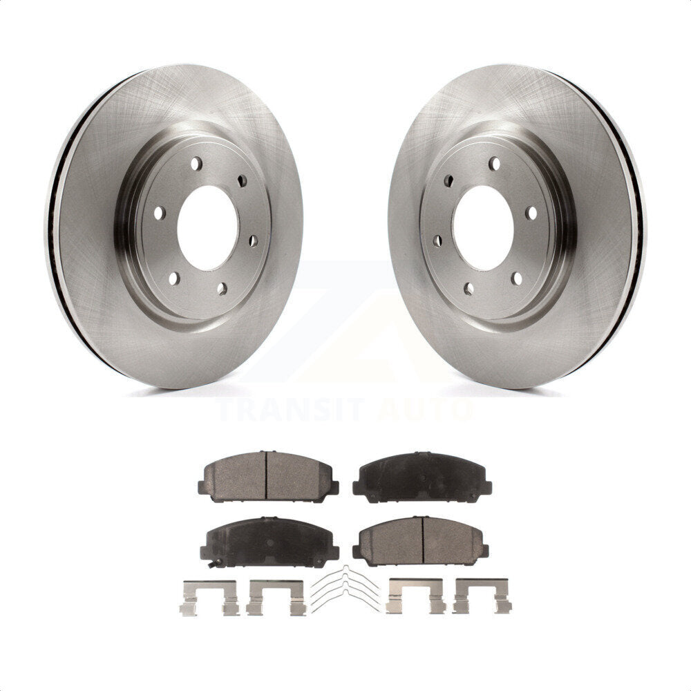 Front Disc Brake Rotors And Semi-Metallic Pads Kit For Nissan TITAN Armada INFINITI QX80 QX56 K8F-100515 by Transit Auto