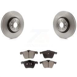 Front Disc Brake Rotors And Semi-Metallic Pads Kit For Volvo S60 XC70 S80 V60 V70 With 336mm Diameter Rotor K8F-100530