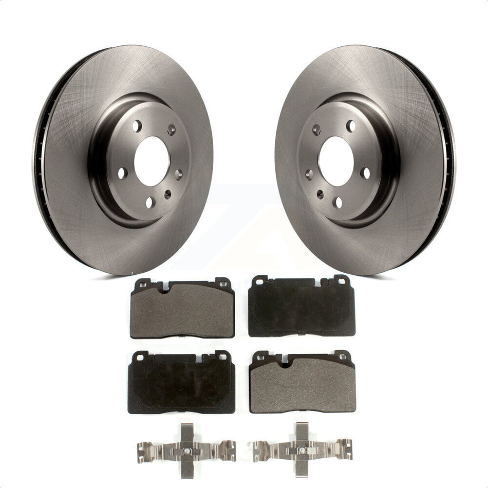 Front Disc Brake Rotors And Semi-Metallic Pads Kit For Audi Q5 K8F-100588 by Transit Auto