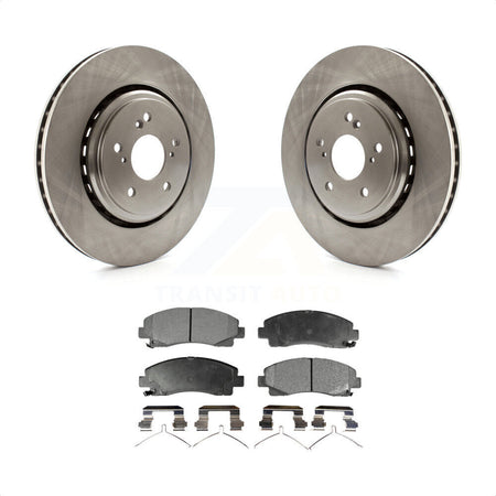 Front Disc Brake Rotors And Semi-Metallic Pads Kit For 2015-2020 Acura TLX K8F-100619 by Transit Auto