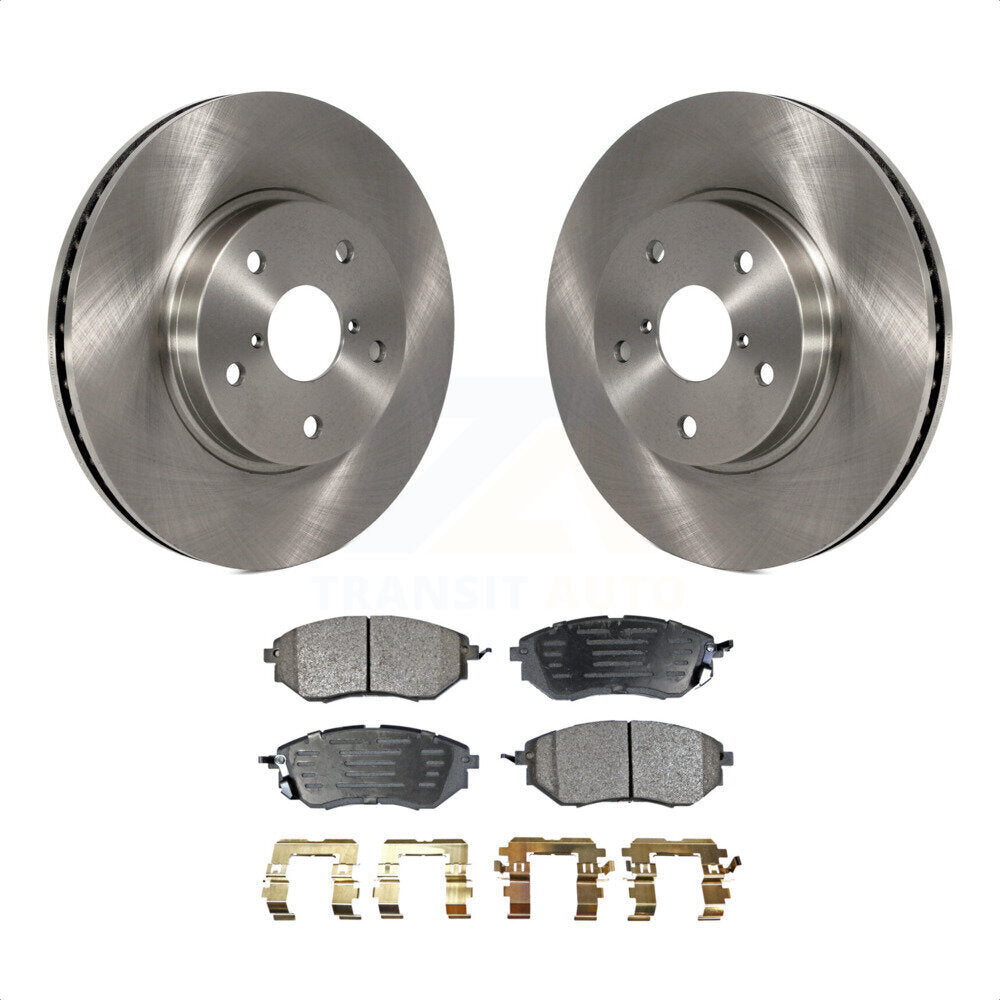 Front Disc Brake Rotors And Semi-Metallic Pads Kit For 2015 Subaru Legacy 2.5L K8F-100637 by Transit Auto