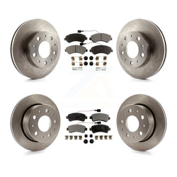 Front Rear Disc Brake Rotors And Semi-Metallic Pads Kit For Ram ProMaster 1500 2500 3500 K8F-100990
