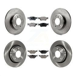 Front Rear Disc Brake Rotors And Semi-Metallic Pads Kit For BMW 325i 325Ci 323i 328i 323Ci 328Ci K8F-101104