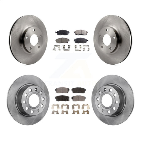 Front Rear Disc Brake Rotors And Semi-Metallic Pads Kit For Nissan Maxima Infiniti I35 INFINITI K8F-101121 by Transit Auto