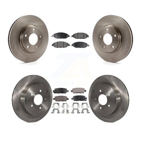 Front Rear Disc Brake Rotors And Semi-Metallic Pads Kit For 2016 Nissan Pathfinder From 11 15 K8F-101145 by Transit Auto