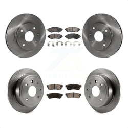 Front Rear Disc Brake Rotors And Semi-Metallic Pads Kit For Suzuki Forenza Reno Chevrolet Optra K8F-101198