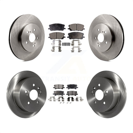 Front Rear Disc Brake Rotors And Semi-Metallic Pads Kit For Lexus Toyota Highlander RX350 RX330 RX400h K8F-101200 by Transit Auto