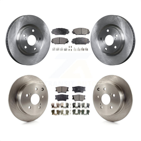 Front Rear Disc Brake Rotors And Semi-Metallic Pads Kit For Toyota Matrix Pontiac Vibe K8F-101259 by Transit Auto