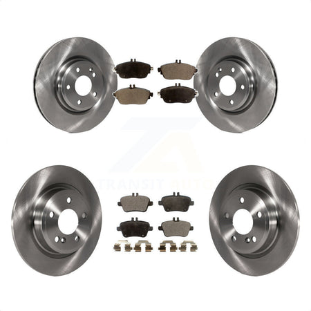 Front Rear Disc Brake Rotors And Semi-Metallic Pads Kit For Mercedes-Benz GLA250 CLA250 INFINITI QX30 K8F-101475 by Transit Auto