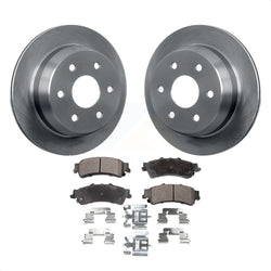 Rear Disc Brake Rotors And Semi-Metallic Pads Kit For Chevrolet Silverado 1500 GMC Sierra Tahoe Classic Suburban Astro Yukon XL Safari K8F-101504