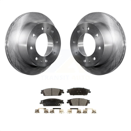 Rear Disc Brake Rotors And Semi-Metallic Pads Kit For Chevrolet Suburban K8F-101569 by Transit Auto
