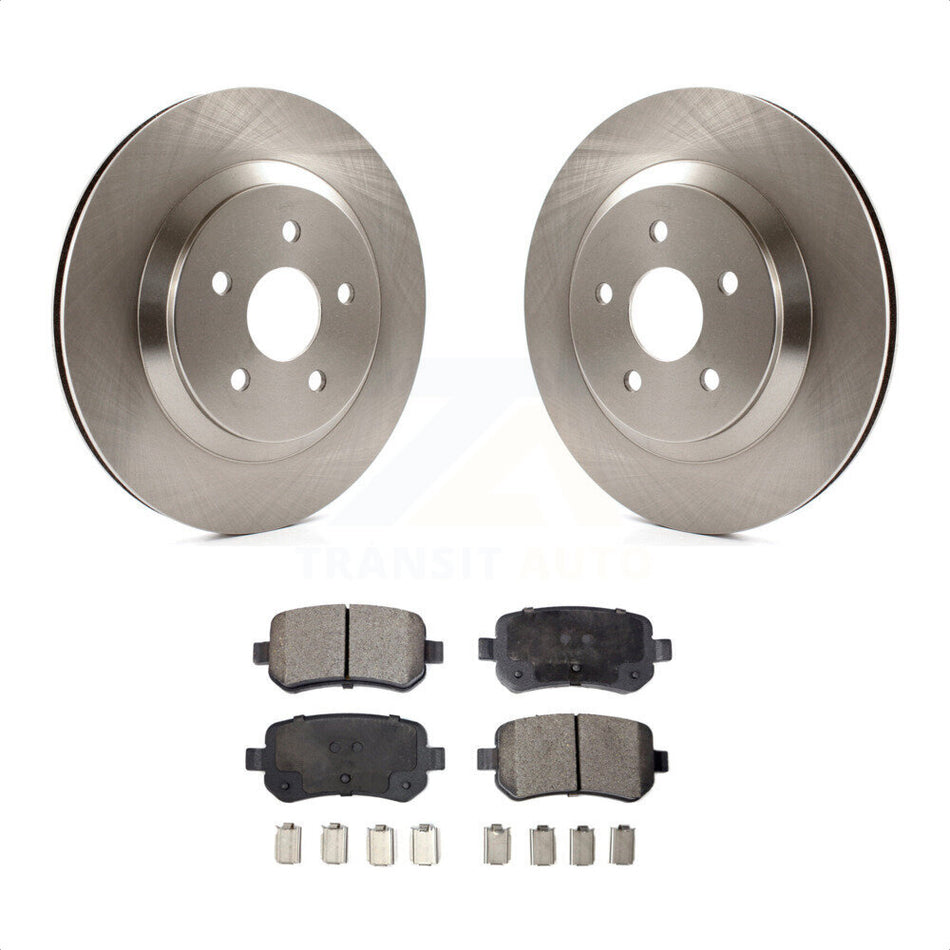 Rear Disc Brake Rotors And Semi-Metallic Pads Kit For 2004-2007 Ford Freestar Mercury Monterey K8F-101601 by Transit Auto