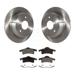 Rear Disc Brake Rotors And Semi-Metallic Pads Kit For 1999-2004 Jeep Grand Cherokee K8F-101644