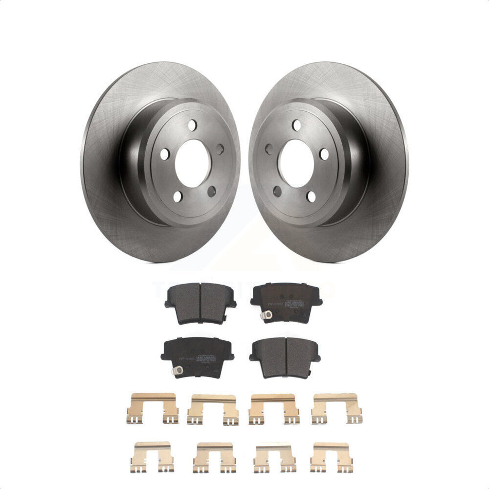 Rear Disc Brake Rotors And Semi-Metallic Pads Kit For Dodge Charger Chrysler 300 Challenger Magnum Avenger K8F-101655 by Transit Auto