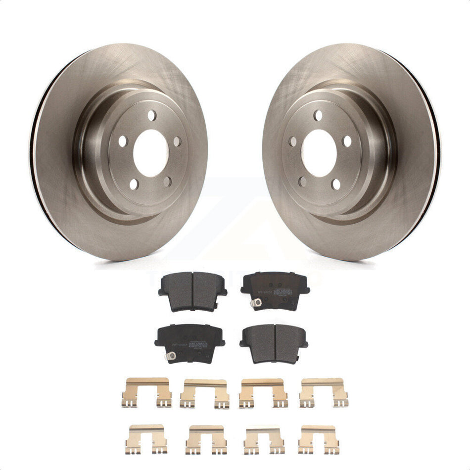 Rear Disc Brake Rotors And Semi-Metallic Pads Kit For Dodge Charger Magnum K8F-101660 by Transit Auto