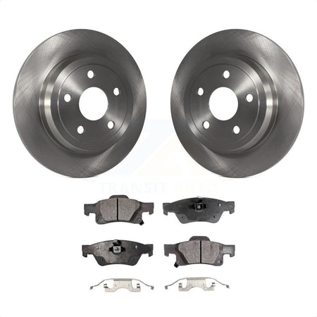 Rear Disc Brake Rotors And Semi-Metallic Pads Kit For Jeep Grand Cherokee Dodge Durango K8F-101675 by Transit Auto