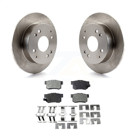 Rear Disc Brake Rotors And Semi-Metallic Pads Kit For Honda Accord Acura CL K8F-101709 by Transit Auto