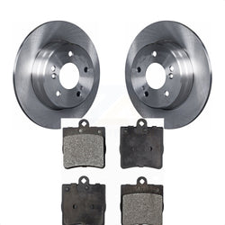 Rear Disc Brake Rotors And Semi-Metallic Pads Kit For Mercedes-Benz C230 C240 Chrysler Crossfire SLK230 SLK320 SLK280 C280 SLK300 K8F-101714