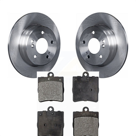 Rear Disc Brake Rotors And Semi-Metallic Pads Kit For Mercedes-Benz C230 C240 Chrysler Crossfire SLK230 SLK320 SLK280 C280 SLK300 K8F-101714 by Transit Auto