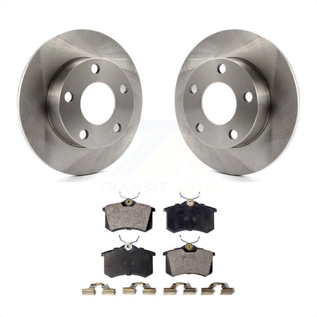 Rear Disc Brake Rotors And Semi-Metallic Pads Kit For Volkswagen Passat Audi A4 Quattro K8F-101722 by Transit Auto