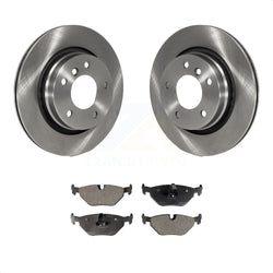 Rear Disc Brake Rotors And Semi-Metallic Pads Kit For BMW 325i 325Ci 328i 323i 323Ci 328is 328Ci K8F-101756