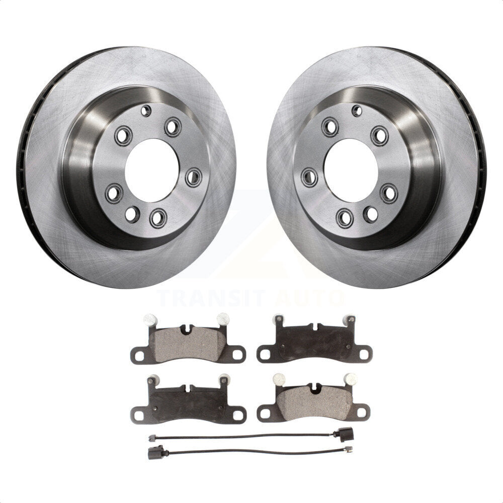 Rear Disc Brake Rotors And Semi-Metallic Pads Kit For Porsche Cayenne Volkswagen Touareg K8F-101776 by Transit Auto