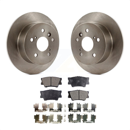 Rear Disc Brake Rotors And Semi-Metallic Pads Kit For Toyota Camry Lexus ES350 Avalon K8F-101829 by Transit Auto