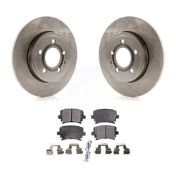 Rear Disc Brake Rotors And Semi-Metallic Pads Kit For Audi A4 Quattro K8F-101830