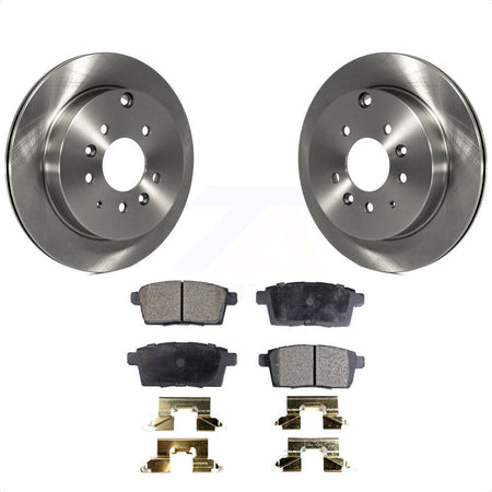 Rear Disc Brake Rotors And Semi-Metallic Pads Kit For Ford Edge Mazda CX-7 Lincoln MKX K8F-101847 by Transit Auto