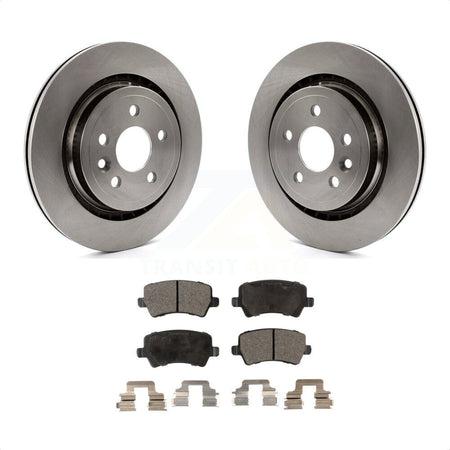 Rear Disc Brake Rotors And Semi-Metallic Pads Kit For Volvo S60 XC70 S80 V60 V70 K8F-101869 by Transit Auto