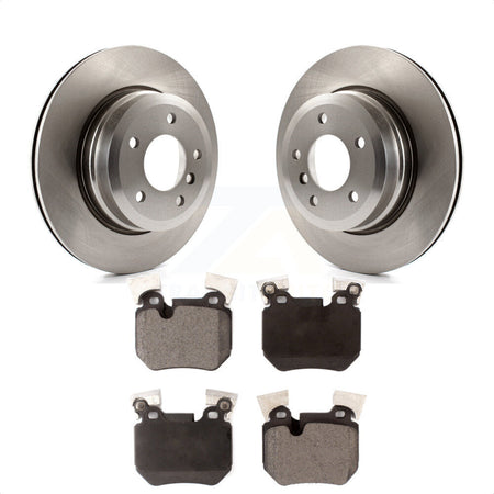 Rear Disc Brake Rotors And Semi-Metallic Pads Kit For BMW 135i 135is K8F-101883 by Transit Auto