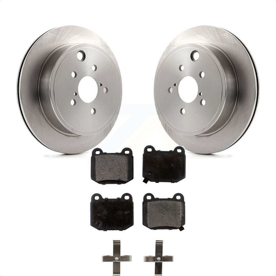 Rear Disc Brake Rotors And Semi-Metallic Pads Kit For Subaru BRZ K8F-101903 by Transit Auto