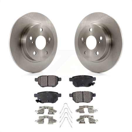 Rear Disc Brake Rotors And Semi-Metallic Pads Kit For 2011-2016 Scion tC K8F-101909 by Transit Auto