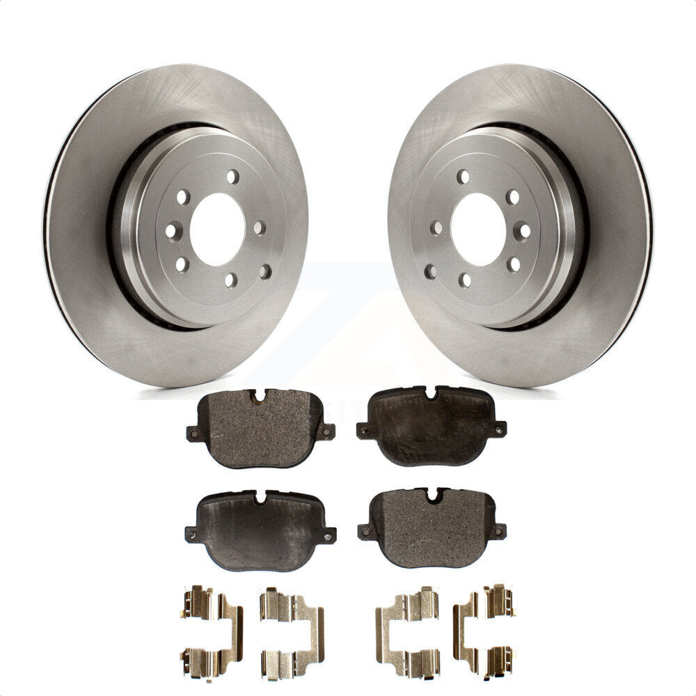 Rear Disc Brake Rotors And Semi-Metallic Pads Kit For 2010-2013 Land Rover Range Sport Supercharged K8F-101922 by Transit Auto