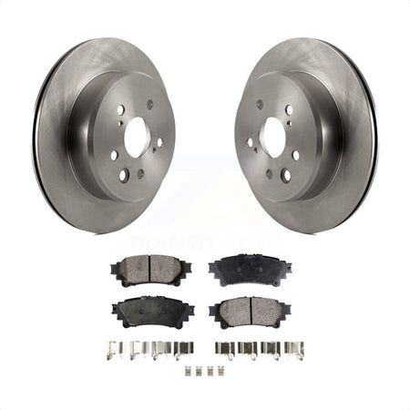 Rear Disc Brake Rotors And Semi-Metallic Pads Kit For Lexus GS350 IS300 IS200t IS350 RC350 RC300 RC200t GS300 GS200t GS450h K8F-101938 by Transit Auto