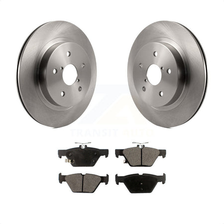 Rear Disc Brake Rotors And Semi-Metallic Pads Kit For Subaru Outback Legacy WRX K8F-101962 by Transit Auto