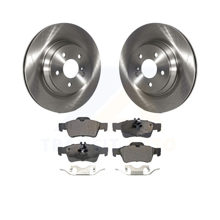 Rear Disc Brake Rotors And Semi-Metallic Pads Kit For Mercedes-Benz S550 SL550 CL550 S600 S350 S400 CL600 S450 K8F-101981 by Transit Auto