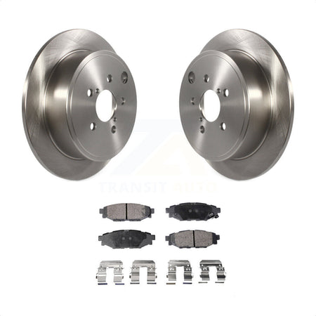 Rear Disc Brake Rotors And Semi-Metallic Pads Kit For Subaru WRX K8F-102226 by Transit Auto